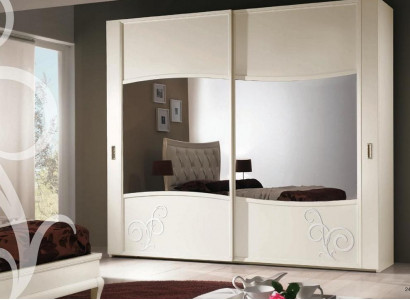 Luxury wardrobe with sliding doors bedroom closet cabinets wood design